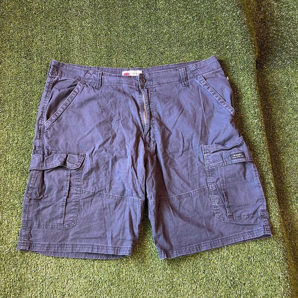 Wrangler Men's Navy and Grey Shorts
